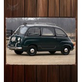 Металлическая табличка Fiat 600 Multipla Taxi